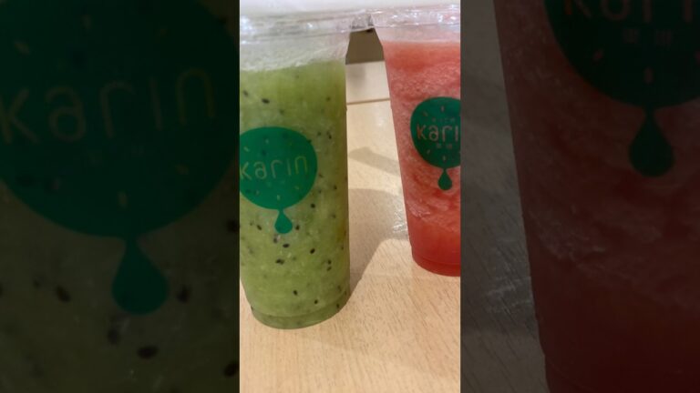 果琳スイカジュースキウイジュース