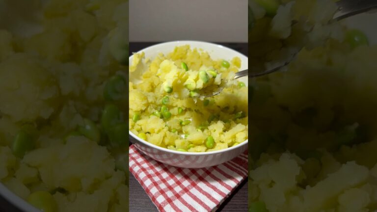 【ヘルシーレシピ】枝豆とじゃがいもだけの簡単レシピ