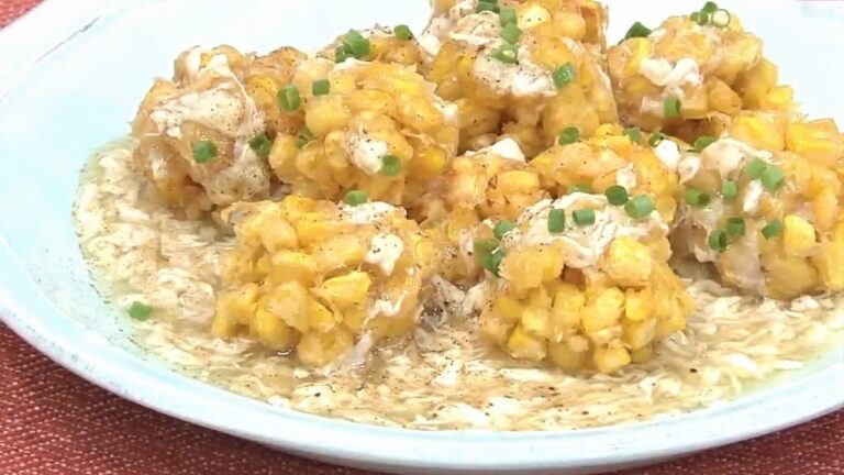 トウモロコシの岩石揚げ もろこしあん