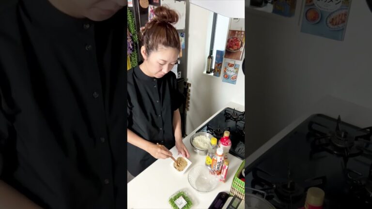 【たった3分】まぜるだけで絶品！旨納豆ダレそうめん #そうめんレシピ #納豆レシピ #簡単レシピ #だけメシ