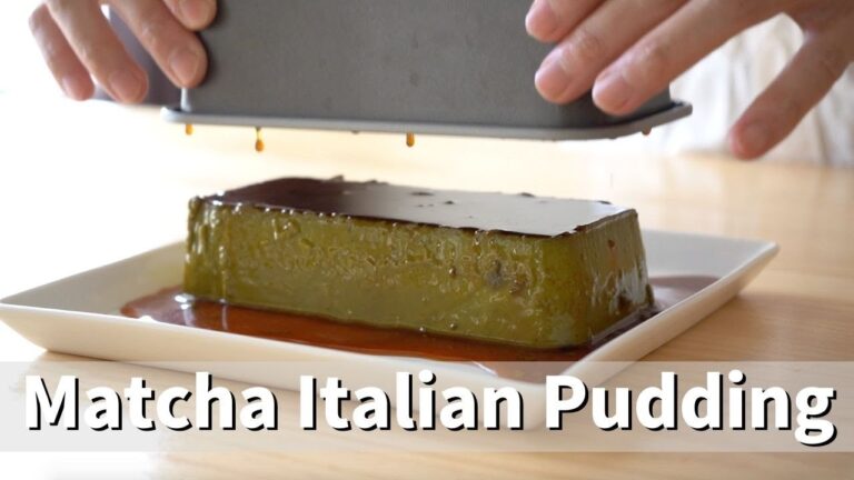 セブンイレブン風コンビニスイーツ！抹茶イタリアンプリンの作り方。
