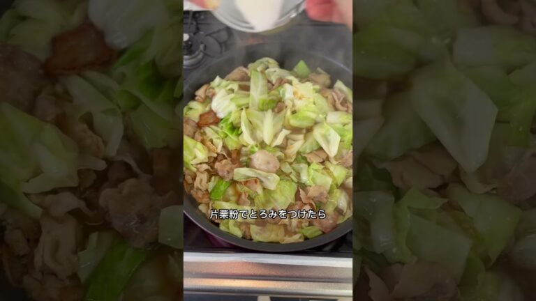 【夏休み、頑張りすぎない。】栄養満点とろたま豚キャベツ丼#キャベツ丼 #豚こまレシピ #節約レシピ #給料日前 #卵とじ #中華丼 #ずぼらレシピ #簡単ごはん #時短レシピ #こどもごはん