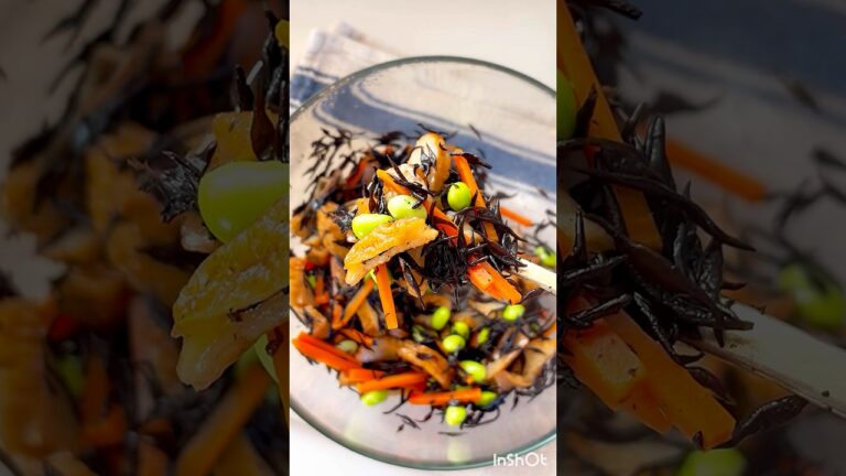 レンジなのに！【さつま揚げのひじき煮】 #簡単レシピ #かんたんレシピ #cooking #今日の晩ごはん
