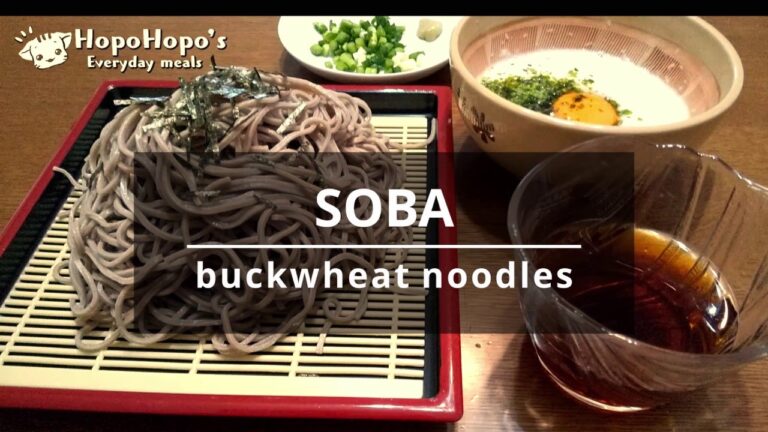 普通のとろろ蕎麦 | Soba noodles in a Japanese home