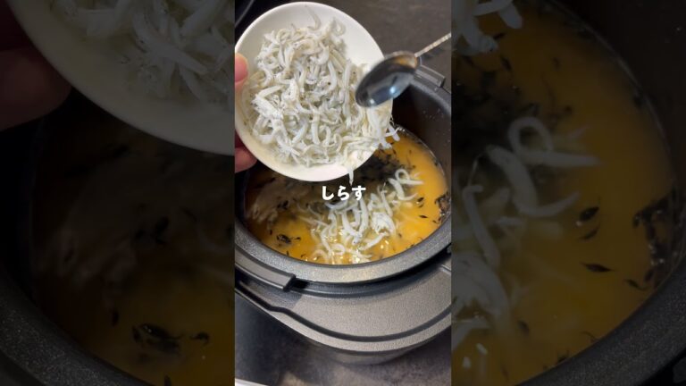 【簡単レシピ】しらすとひじきの炊き込みご飯レシピ！ #炊飯器