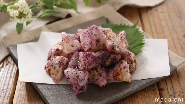 【大根のゆかり唐揚げ】外はサクサク、中はジューシー！大根1つでおかず♪