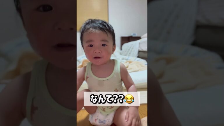 【1歳】暑くなってきたので、タンクトップ肌着デビュー⭐︎ #baby #babyboy #赤ちゃん #子育て #育児 #1歳 #はるぴょんの日常