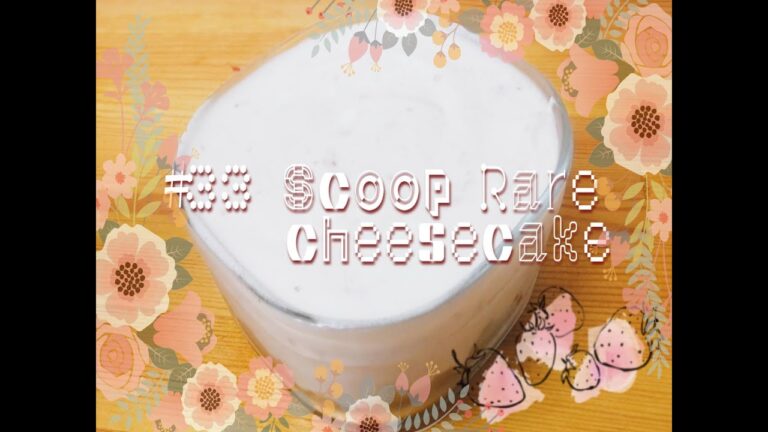 【簡単】マシュマロで苺レアチーズケーキ+レアチーズアイス