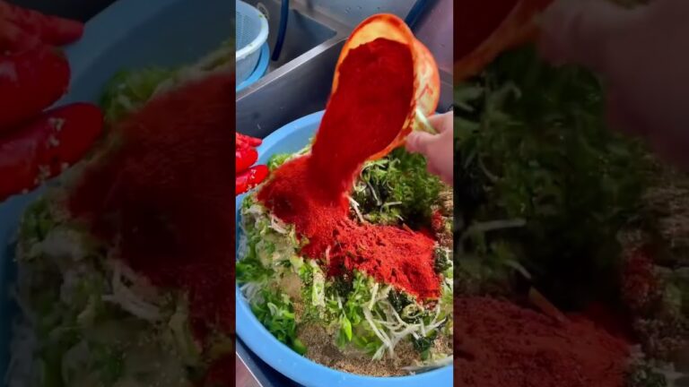 【ごはん泥棒】3分で売り切れ？！TikTokでバズったキムチの作り方 #キムチ #キムチの家 #佐渡
