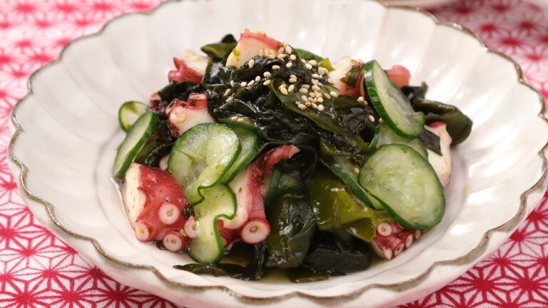 定番☆わかめとタコの酢の物