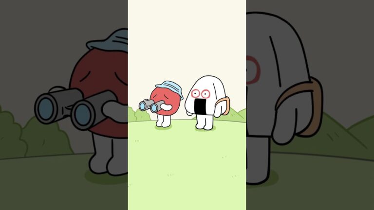 バードウォッチング  #animation#アニメーション #おにぎりとうめぼし #おにうめ #funny