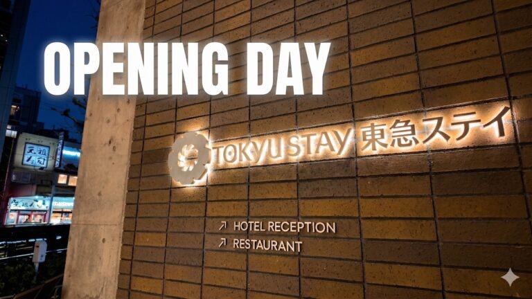 I stayed at Tokyo’s NEWEST Hotel on Opening Day! 🏨 1 Stop from SHIBUYA | Tokyu Stay Shibuya Ebisu
