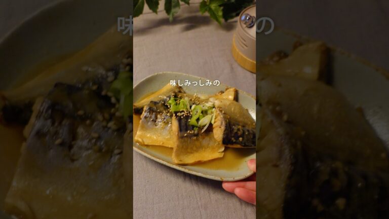 味しみっしみさばの味噌煮#冷凍ストック #さば #簡単料理 #週末作り置き #下味冷凍