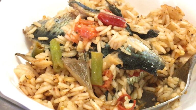 鰯のパエリア風 Sardine Paella