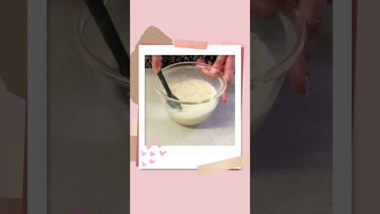 【簡単スイーツ】オートミールを美味しく食べるレシピ！混ぜて冷やすだけ！オートミールプディング🥣　easy! delicious oatmeal pudding #shorts