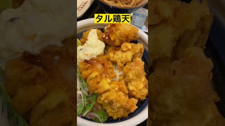丸亀製麺の新メニューがうますぎた！【北海道車中泊の旅】タル鶏天ぶっかけ得サイズ