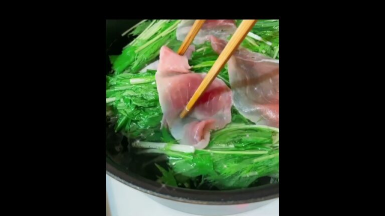 #Shorts 水菜の生ハム巻き　滝沢カレン食堂を真似してみた！！