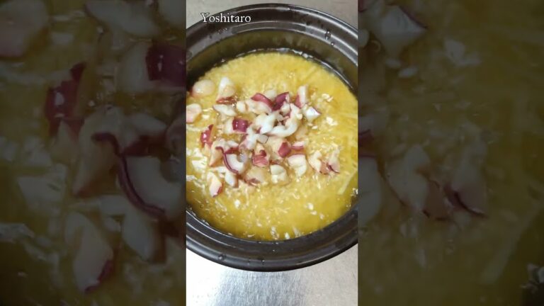 プロのひと手間！【最強タコ飯】水蛸（ミズタコ）で土鍋炊き込みご飯！梅の香りもたまら～ん♪ #shorts #japan #octopus