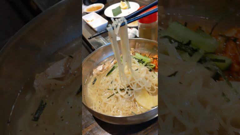 冷麺　@無煙牛焼肉「広」