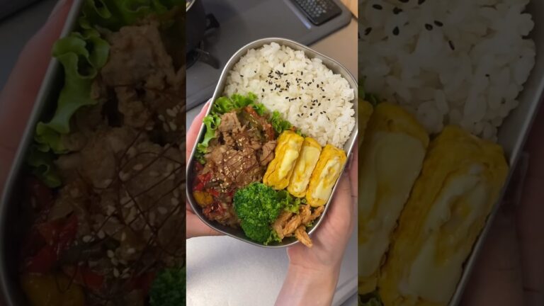 【毎日お弁当】プルコギ風🍱 #同棲ご飯 #毎日ご飯 #おべんとう #毎日弁当 #お弁当詰め