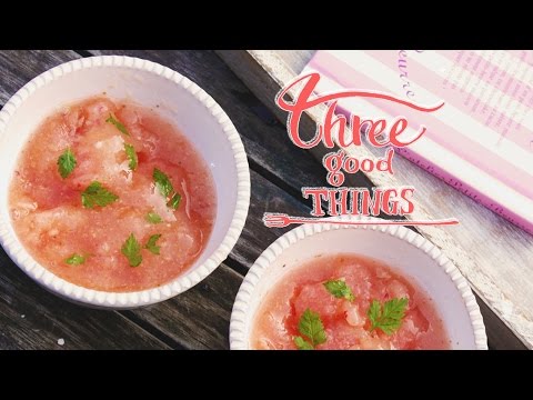 贅沢な昼下がりのソルベ【いちじく×白ワイン×レモン】- Three Good Things -