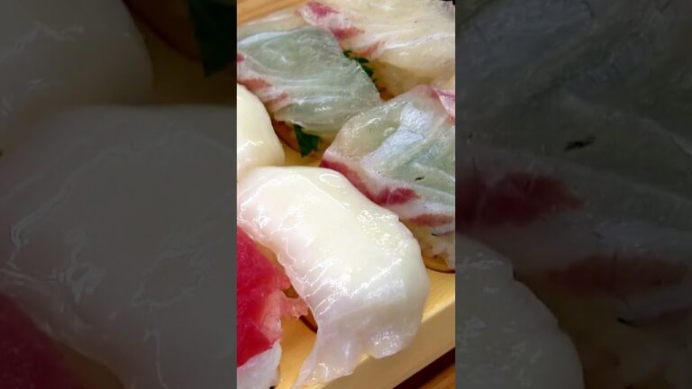 超簡単おいしい寿司（にぎらない） 真鯛（31年連続日本一位の愛媛県産）、ウニッコリー軍艦、イカ、マグロが、だれでもこんなに作れます【撃鯛杯：魚をたべよう】 作り方は説明欄から別動画 #shorts