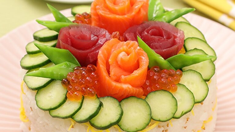 お祝いやおもてなしに♪華やか寿司ケーキ