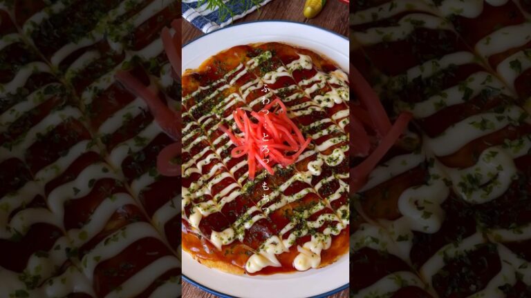 むしろこっちのほうが好き！ふわとろモチモチ「お餅入りお好み焼き」おつまみ/おやつレシピ #お餅レシピ #お好み焼き #お好み焼きレシピ　#キャベツ