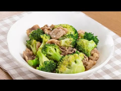 ブロッコリーと豚肉のオイスターソース煮