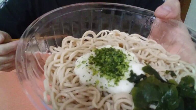 【めし日記】蕎麦が無性に食べたくてぶっかけとろろそばを食べてみた。