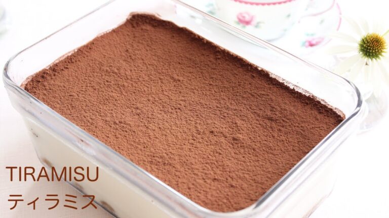 ティラミス　生クリームなしレシピ　How to make Tiramisu without heavy cream