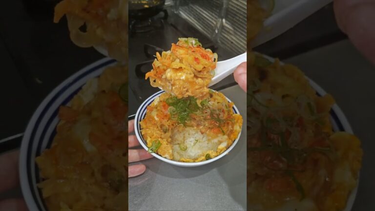 お手軽かき揚げ丼  #簡単レシピ