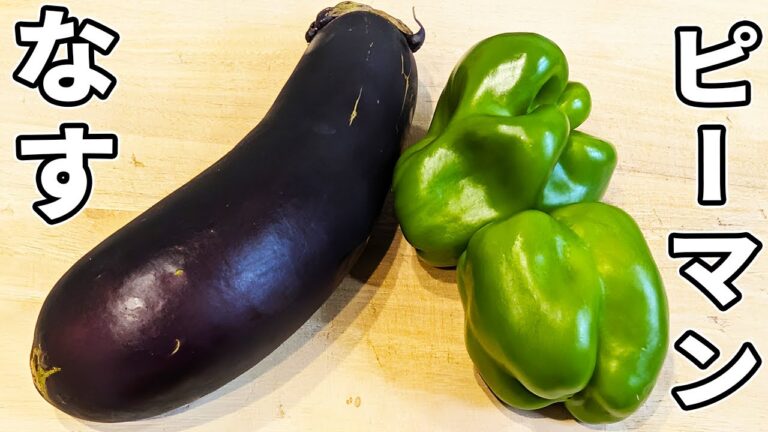 【ナスとピーマンで作る簡単料理3品】切って炒めるだけ！簡単で箸が止まらないおかずの作り方/お手軽副菜レシピ