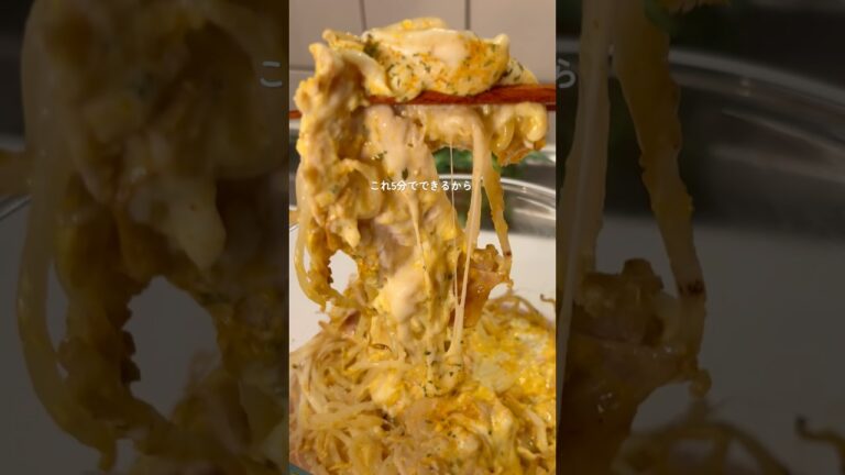 レンチン5分　チーズカレーもやし🍛🧀#ダイエットレシピ#レンチンレシピ#簡単レシピ #時短レシピ#もやしレシピ#shorts