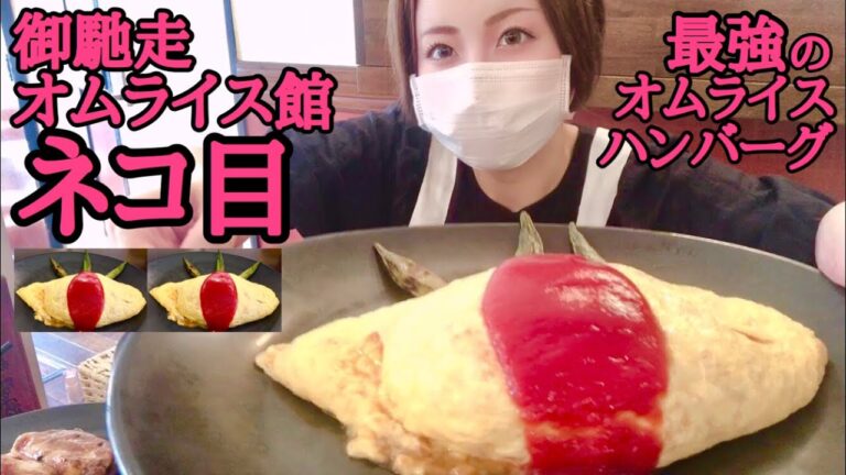 御馳走オムライス館ネコ目でネコ目オムライスとハンバーグを食べたらおいしすぎて感動した