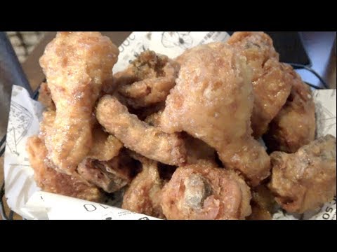 【にんにく醤油味】韓国で一番美味しいチキン　Korean Fried Chicken