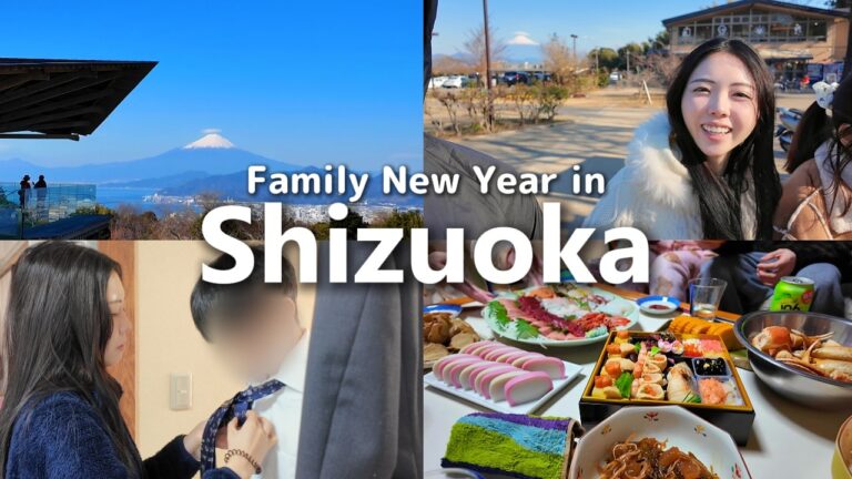 静岡で迎えるお正月│おせち料理・富士山展望台・成人式・日本の年越しVlog