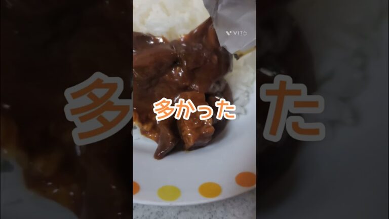 スパイシーなレトルト純欧風ビーフカレー