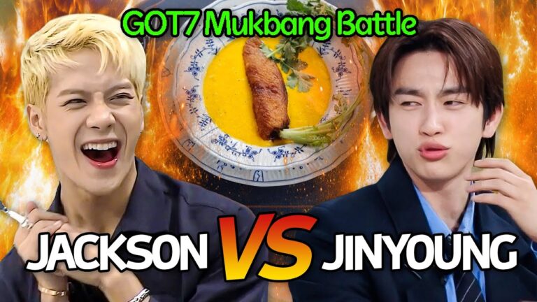 GOT7 JINYOUNG vs JACKSON's Mukbang Compilation🔥