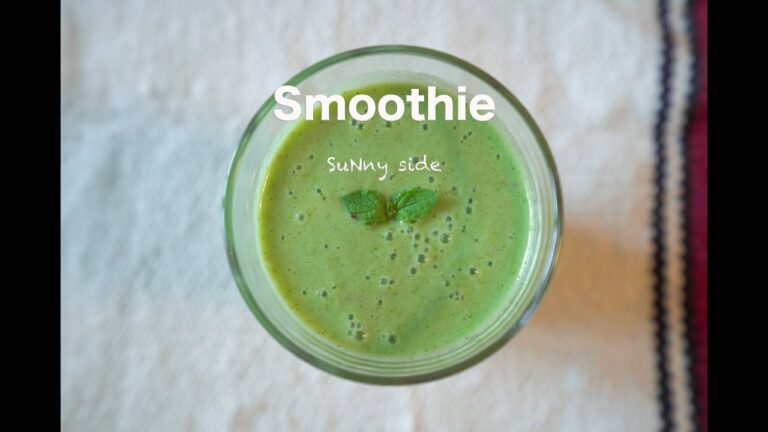 Vitamixでグリーンスムージーを作ってみた/I made a green smoothie with Vitamix