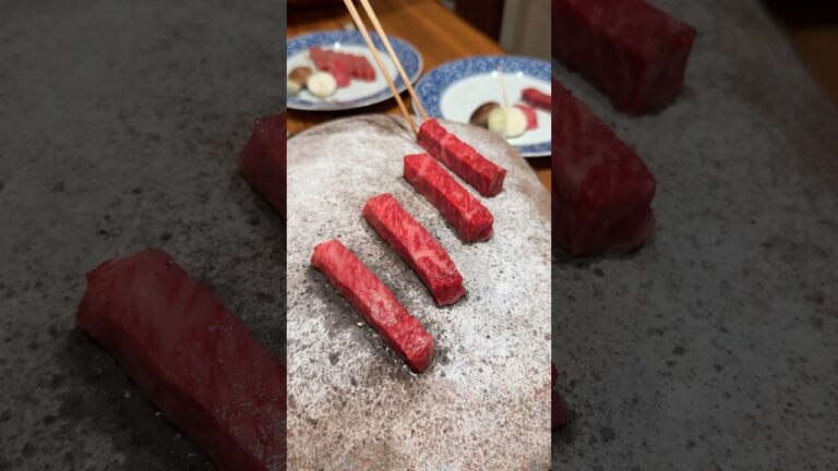焼け石に肉！400歳の石で焼き上げるステーキランチ🥩#japanesefood