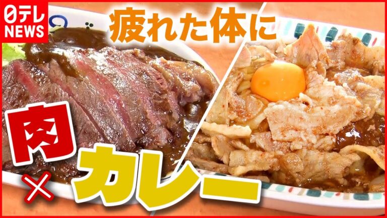 【がっつり】しょうが焼き・ステーキのせも！横浜で人気の肉盛りスタミナカレー『every.特集』