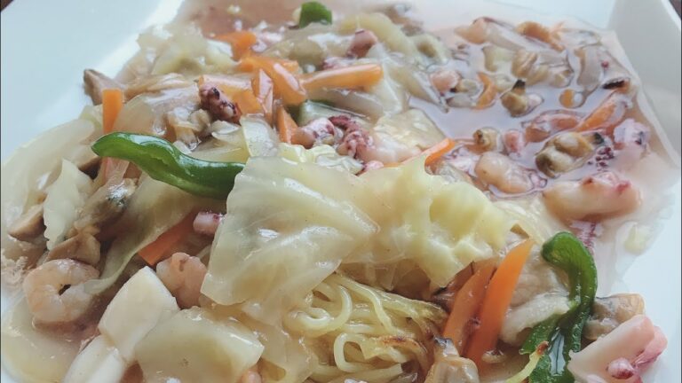 残り物で簡単♪【塩あんかけ焼きそば】作ったよ♬「簡単レシピ」