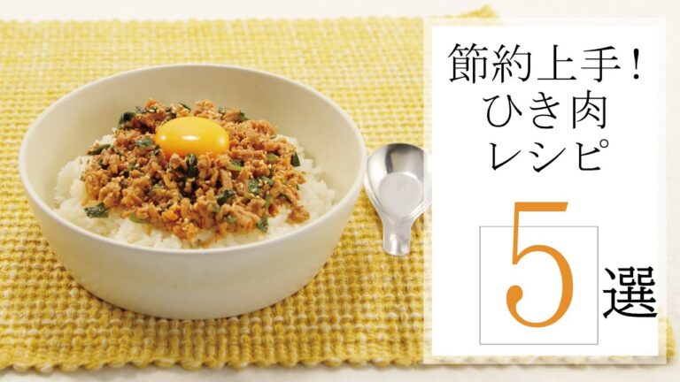 節約上手！ひき肉レシピ5選【きちんとキッチンbydaiei】