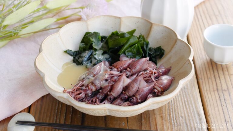 【ホタルイカの酢みそ和え】お酒がすすむ♪酢みそが癖になる味わい！