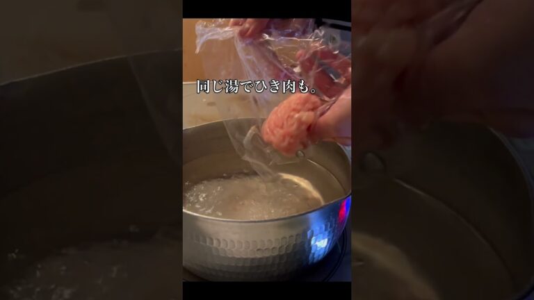 春のヤムウンセン🌿ハーブのように、香り野菜を重ねる。 #春