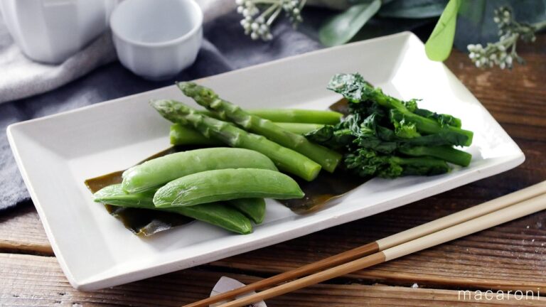 【春野菜の昆布締め】旬の旨味を味わう♪簡単なのに絶品レシピ！