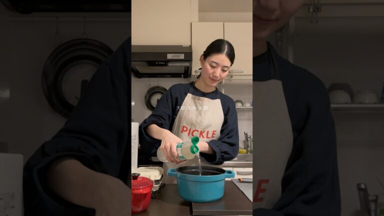 モデルの自炊vlog ぶり大根 大学芋 お味噌汁 にんじんの糠漬け #今日の晩ごはん #晩御飯