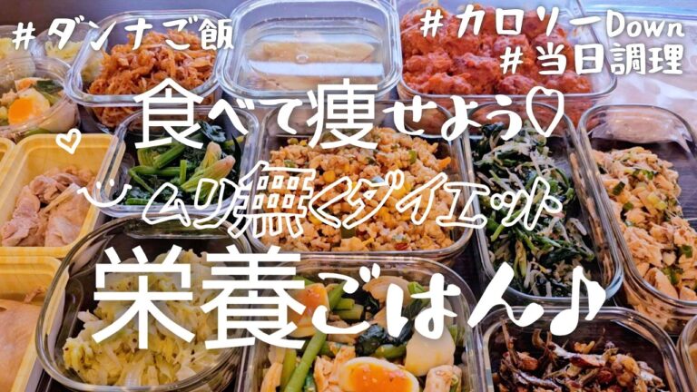 【作り置き11品+α】春もヘルシーダイエット！カロリー減でも栄養たっぷり♪/ほうれん草/ささみ/生春巻き/豆腐/当日調理