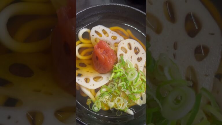 【うどん】なんば駅_南海そば_れんこんうどん